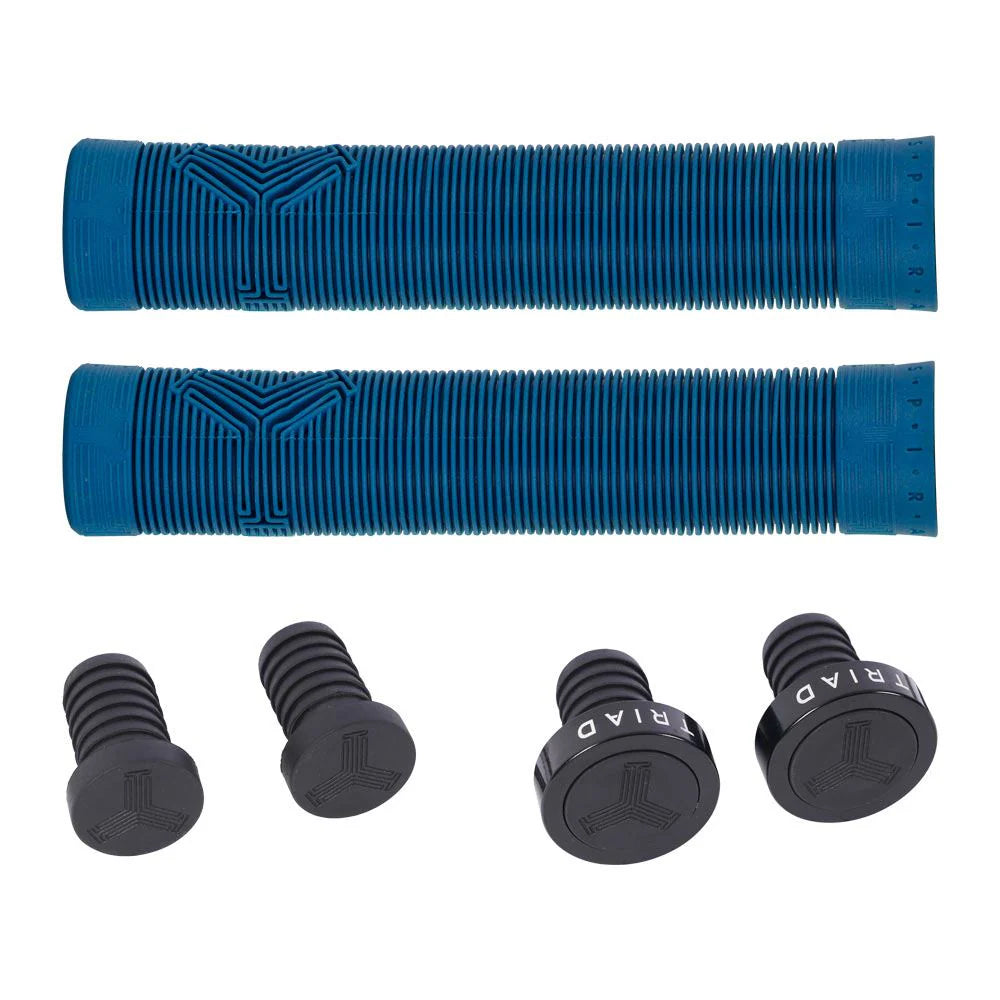 Triad Conspiracy 155mm Grips, Blue scooter grips Triad