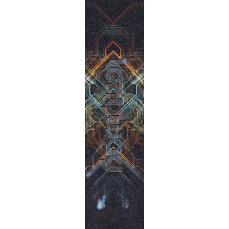 Longway Printed Pro Scooter Griptape, Circuit Board Orange Scooter Grip Tape Longway