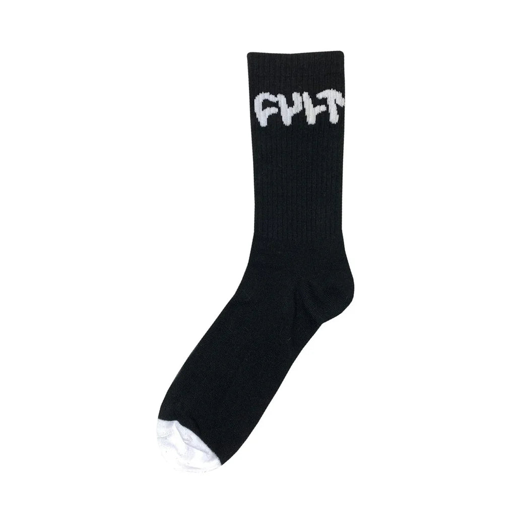 Cult Logo Socks, Black Clothing Cult