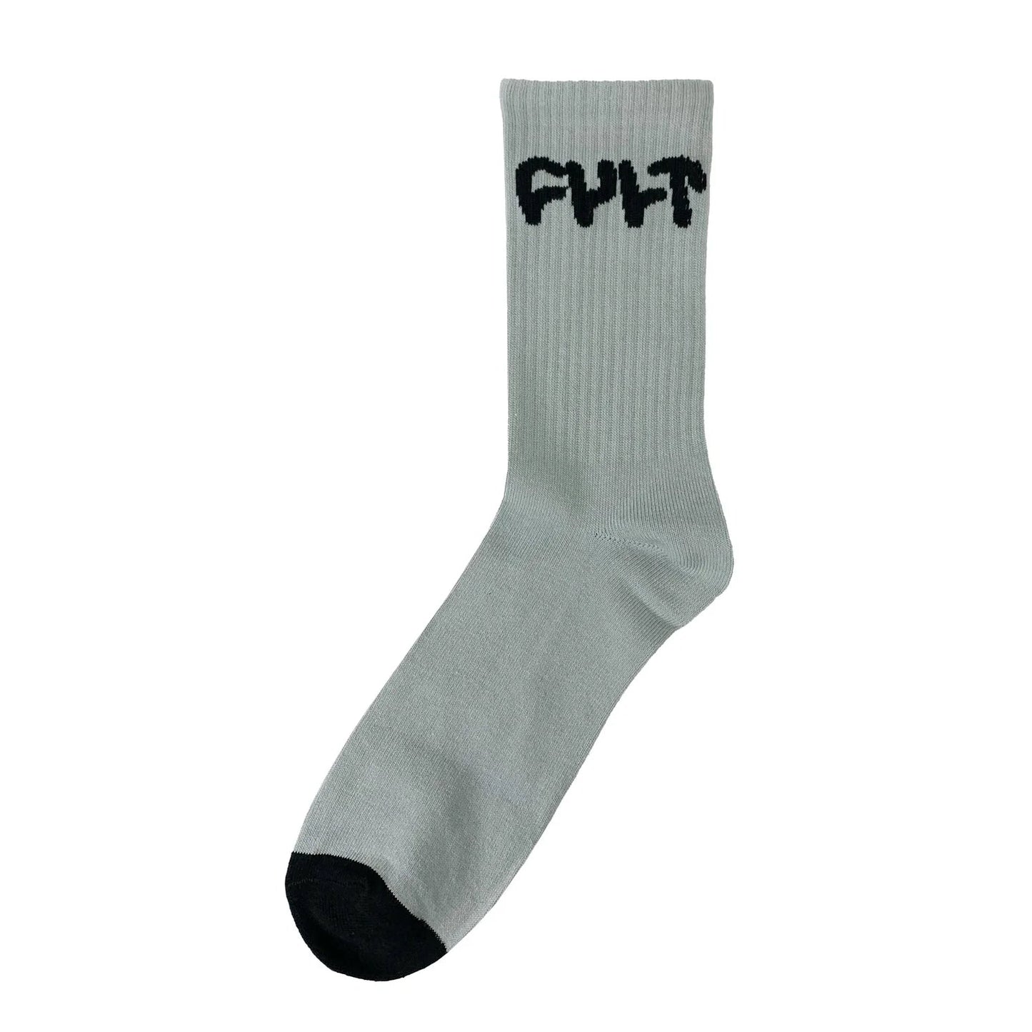 Cult Logo Socks, Grey Clothing Cult