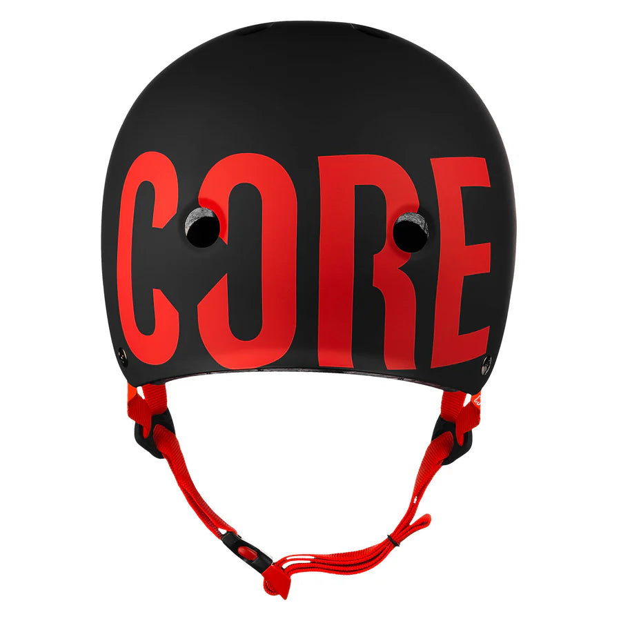 Core Street Helmet, Black/Red Protection CORE