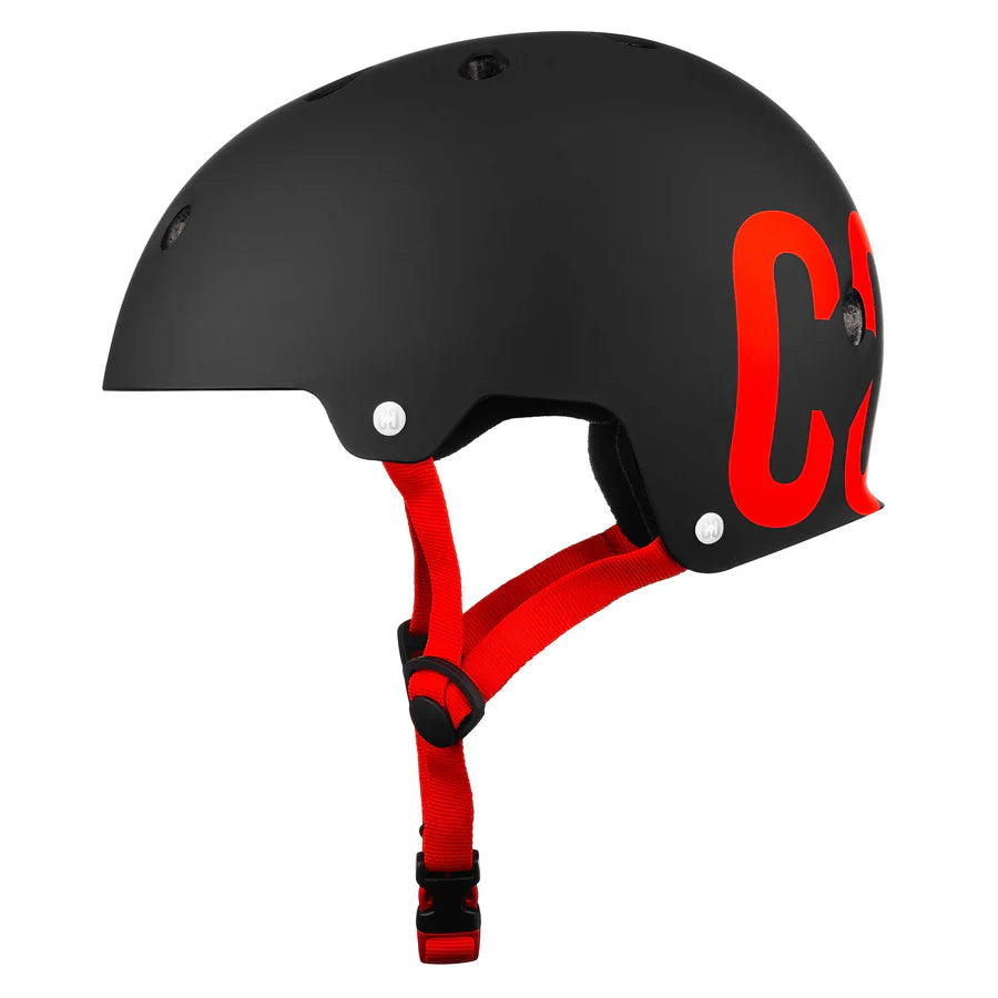 Core Street Helmet, Black/Red Protection CORE