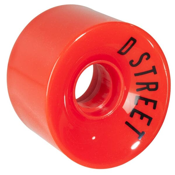 D Street 59 Cent Skateboard Wheels 59mm 78a, Red Skateboard Wheels D Street