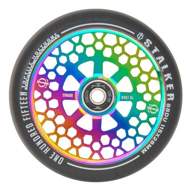 Oath Stalker 115mm x 28mm Scooter Wheels, Neochrome Scooter Wheels Oath