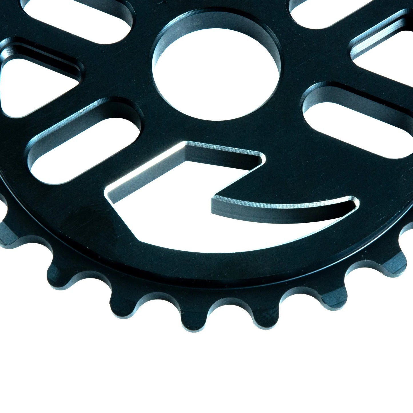 Tall Order One Logo 25 Tooth BMX Sprocket, Black Sprockets Tall Order