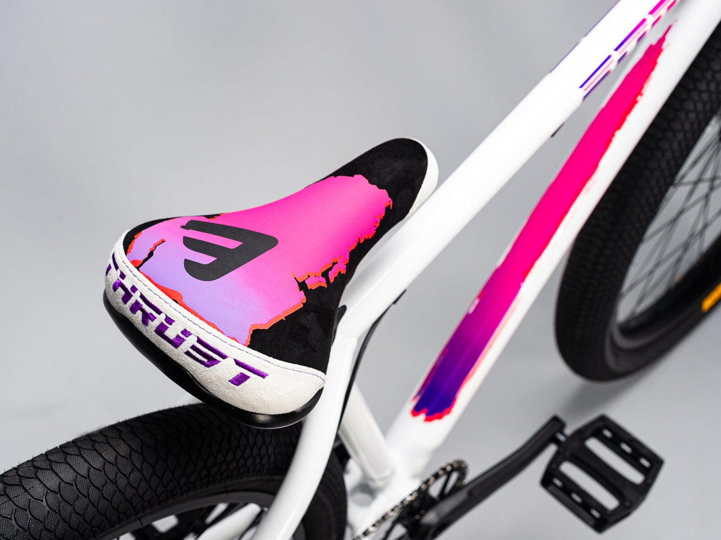 Mafia Bikes Bomma Thrust Street Bike, White Wheelie Bikes Mafia Bikes
