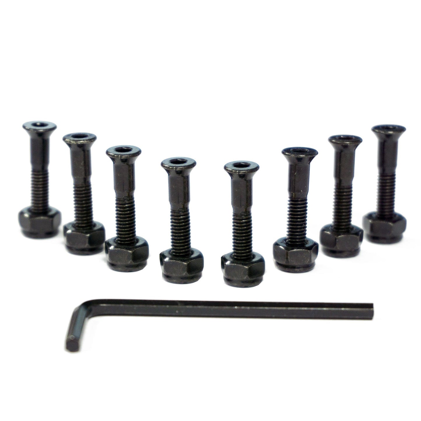 CORE Skateboarding Truck Mounting Hardware Bolts 1" - Black Skateboard CORE