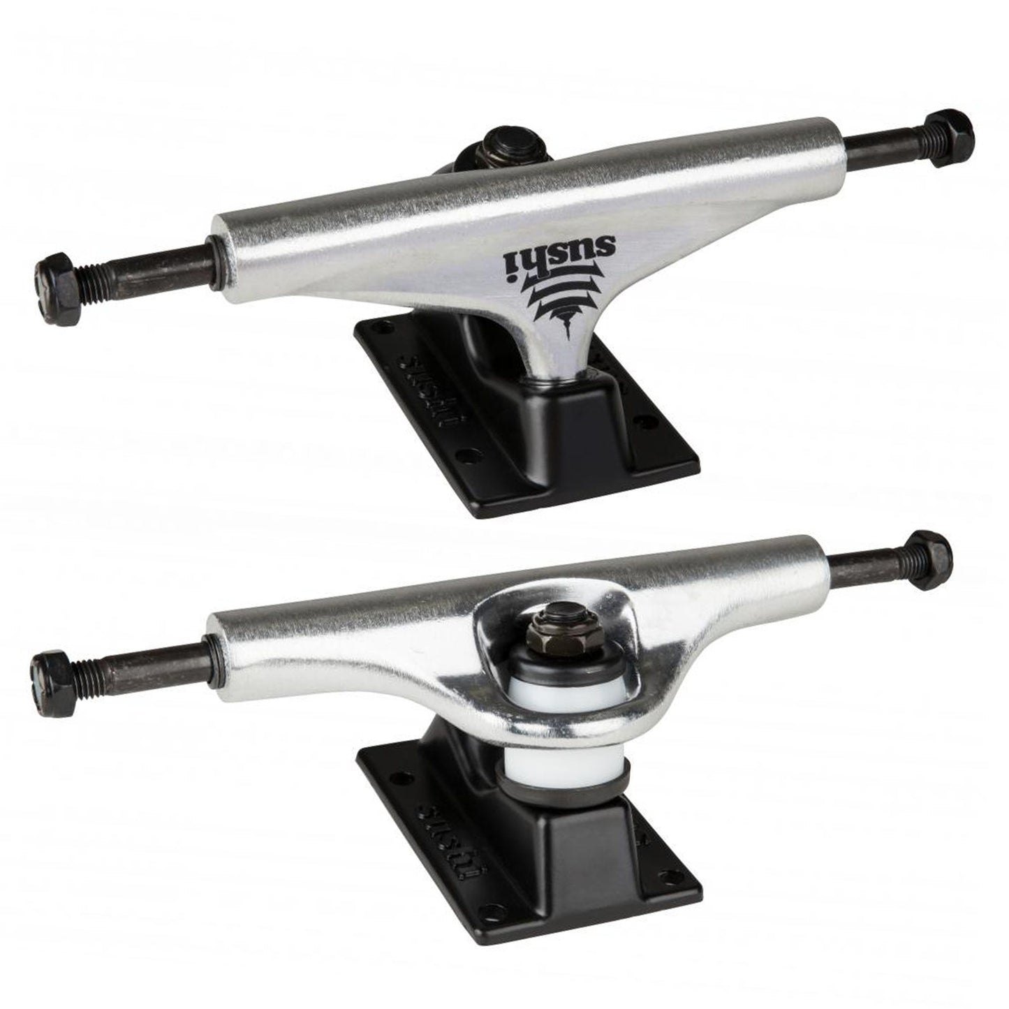 Sushi Skateboards Pagoda 5.25 Trucks, Polished/Black Skateboard Sushi