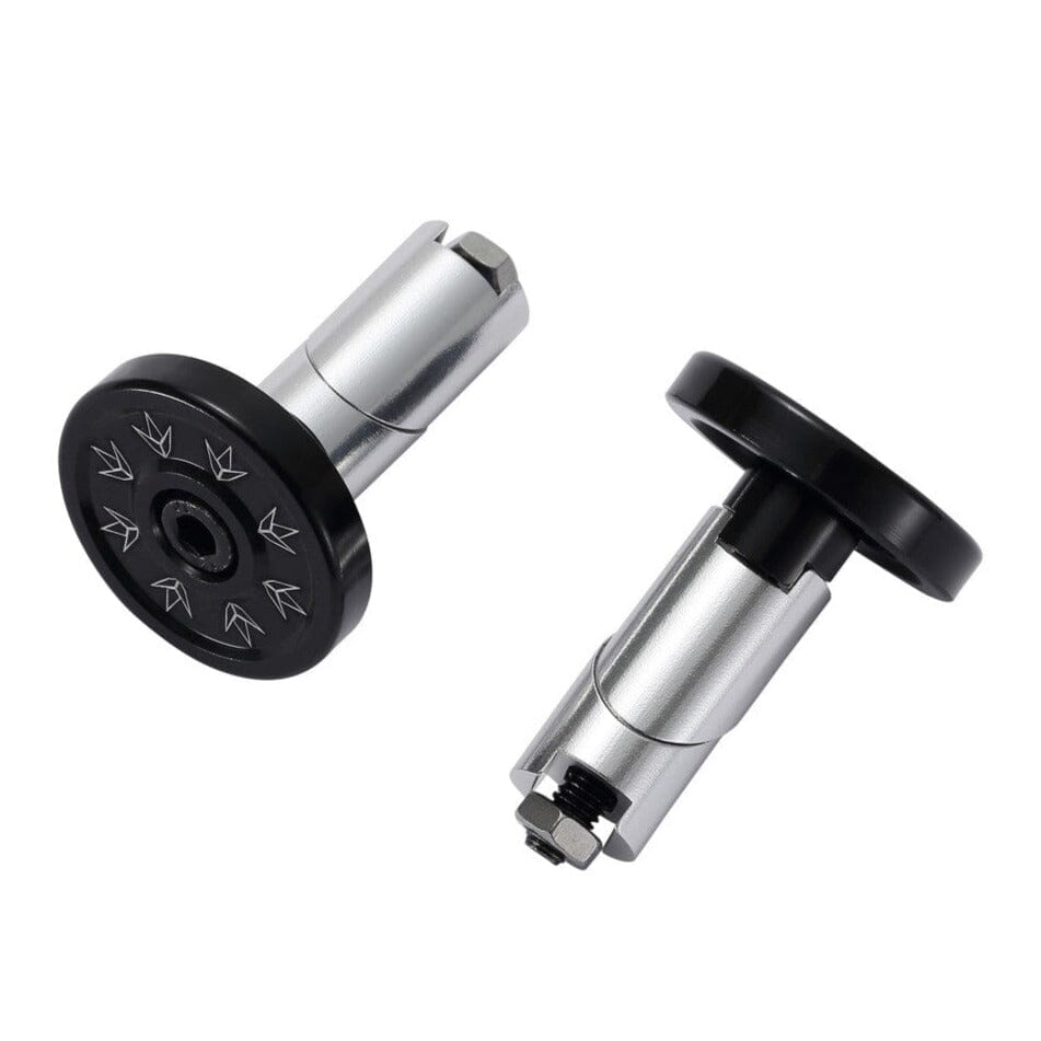 Blunt Scooters Alloy Bar Ends, Black Grips Blunt