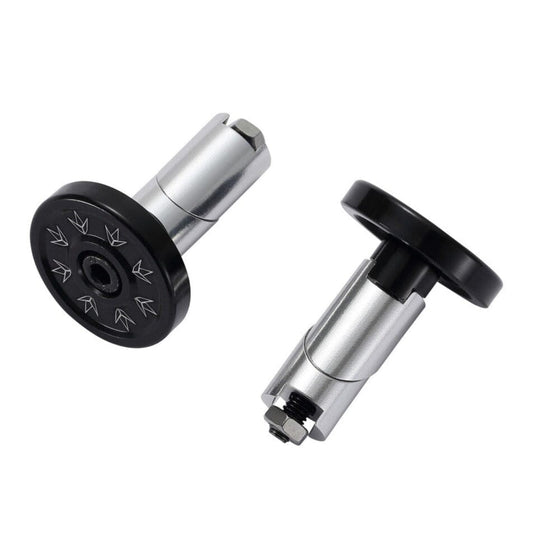 Blunt Scooters Alloy Bar Ends, Black Grips Blunt
