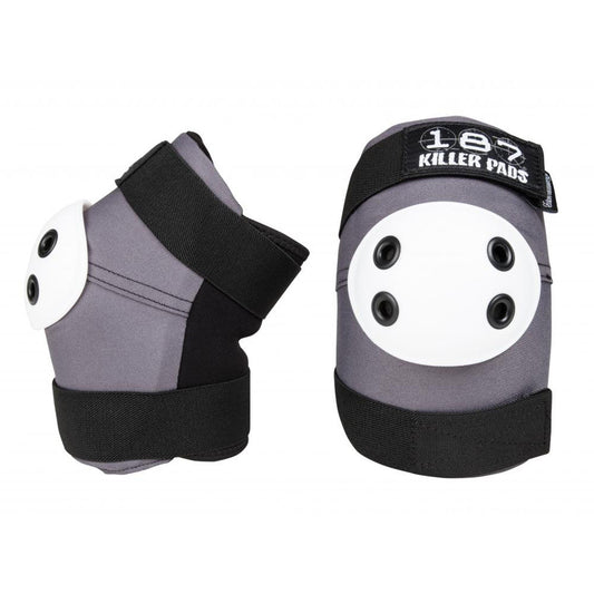 187 Protection Standard Elbow Pads, Grey/Black/White Protection 187