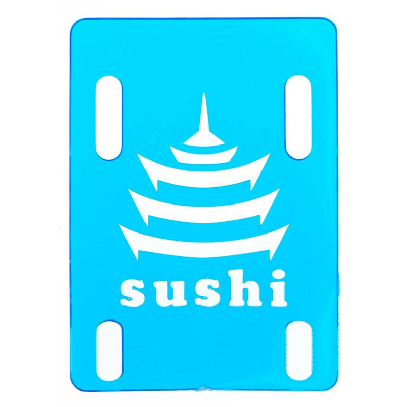 Sushi Pagoda Riser Pads - Blue (Pack of 2) Skatebaord Parts Sushi