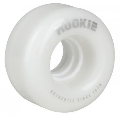 Rookie Quad Skate Wheels Pack of 4, Disco White Quad Roller Skates Rampworx Shop