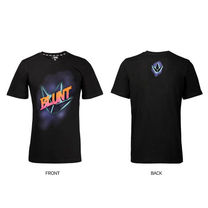 Blunt Retro T-Shirt, Black Clothing Vital XS