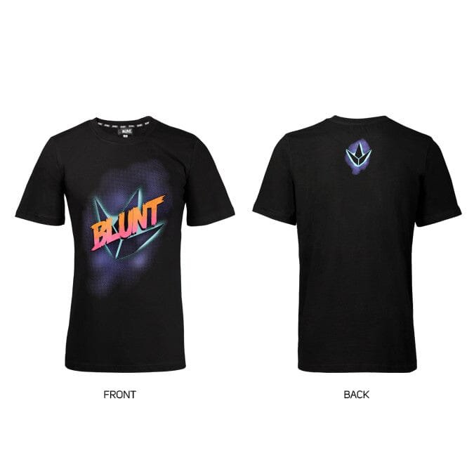 Blunt Retro T-Shirt, Black Clothing Vital XS 