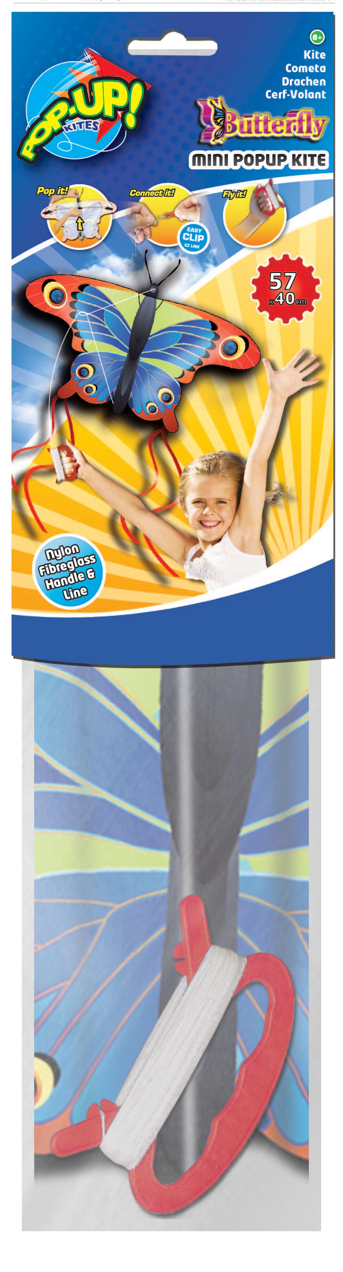 EOLO Pop Up Kite, Mini Butterfly Toys Eolo