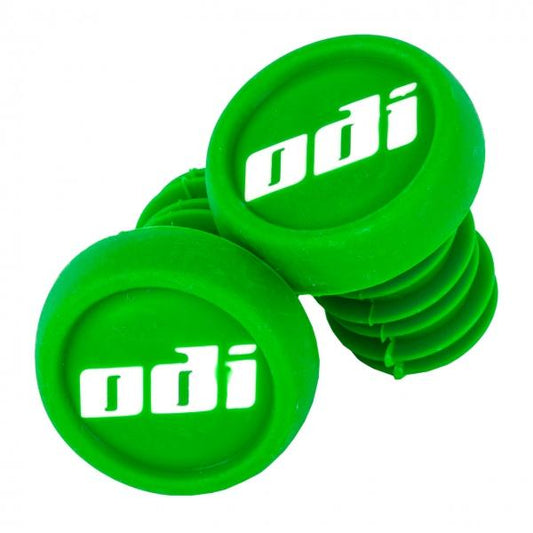 ODI Push In Bar Ends (2pcs), Green BMX ODI