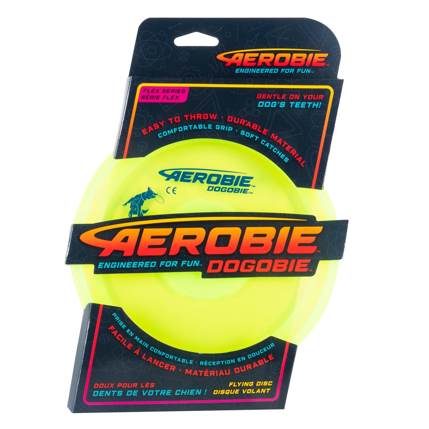 Aerobie DOGobie Flying Disc Frisbee Accessories Aerobie Yellow