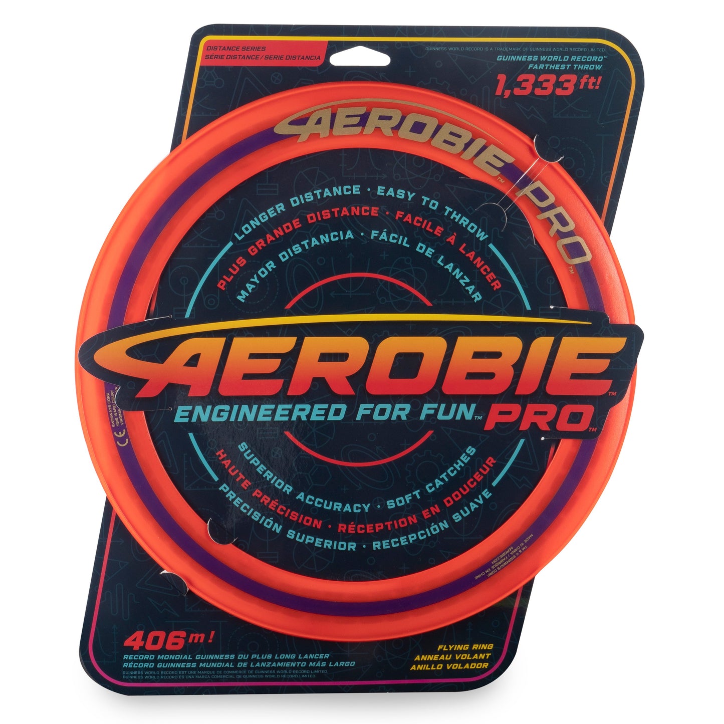 AEROBIE Frisbee Disc 13" Pro Flying Ring Accessories Aerobie Orange