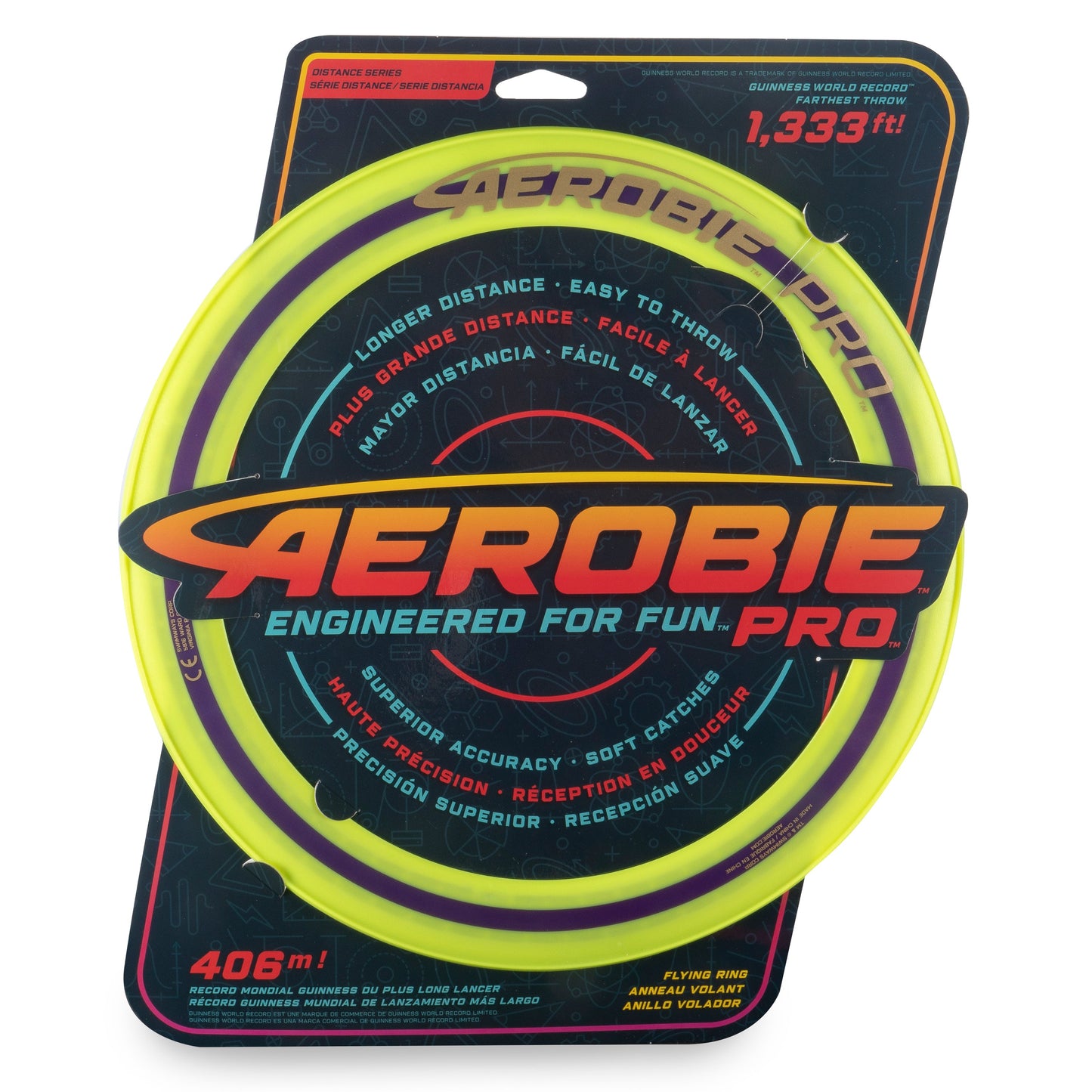 AEROBIE Frisbee Disc 13" Pro Flying Ring Accessories Aerobie Yellow