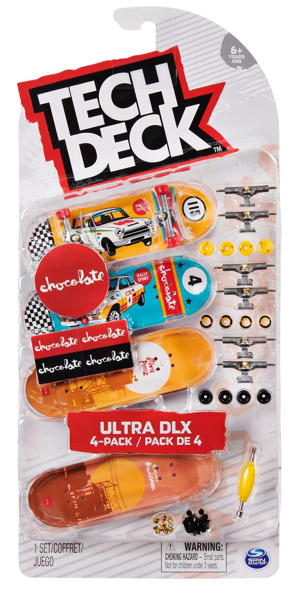 Tech Deck Fingerboard Ultra DLX 4-Piece (Random) Accessories tech deck