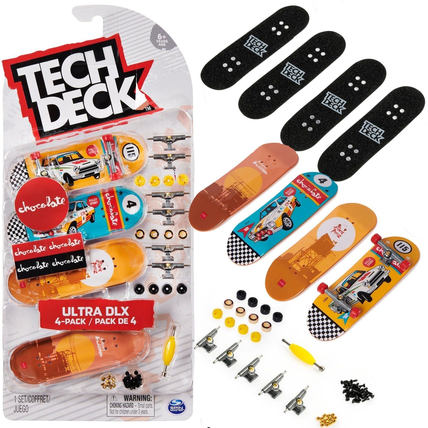 Tech Deck Fingerboard Ultra DLX 4-Piece (Random) Accessories tech deck