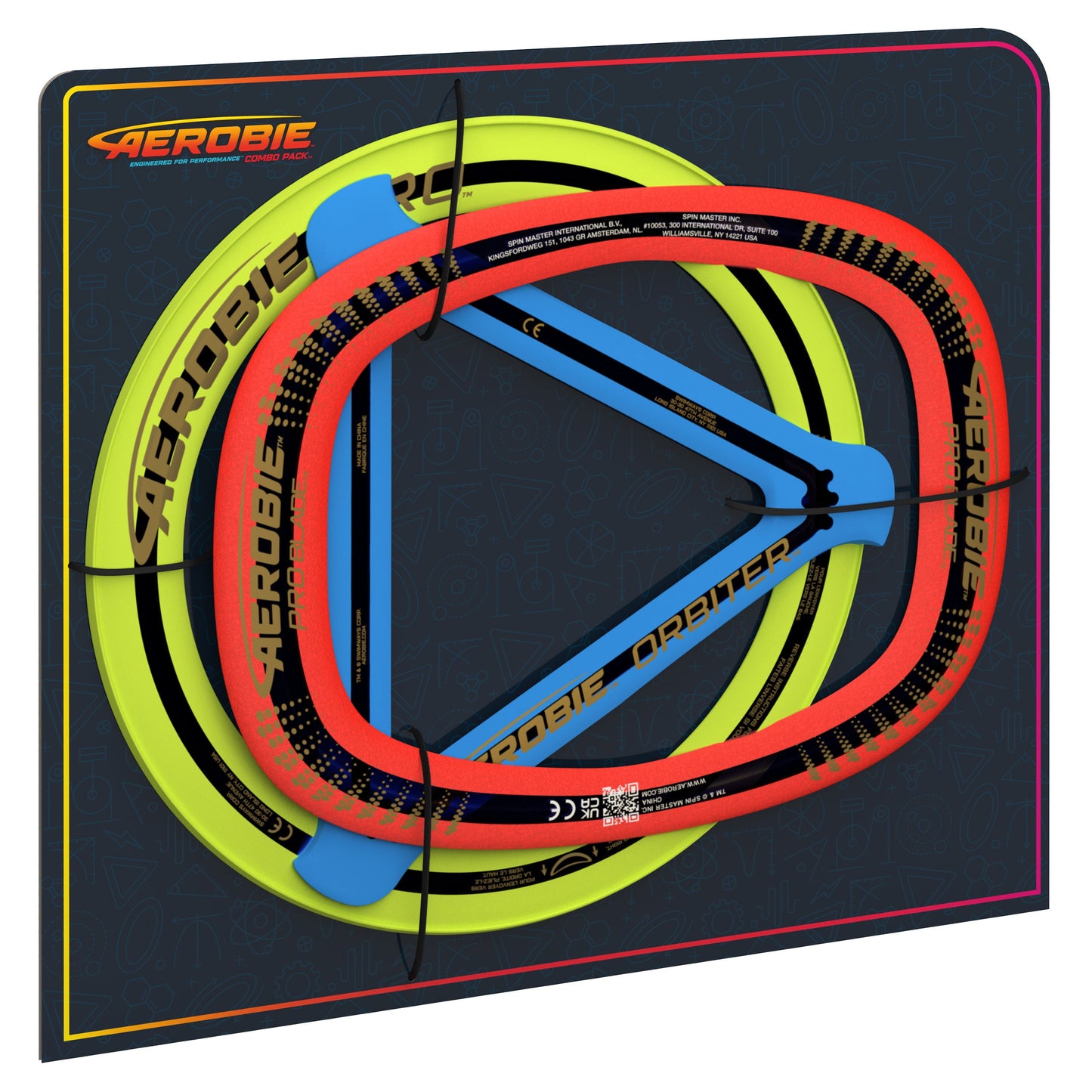 AEROBIE Frisbee Ring Combo Pack, 3 Piece Accessories Aerobie