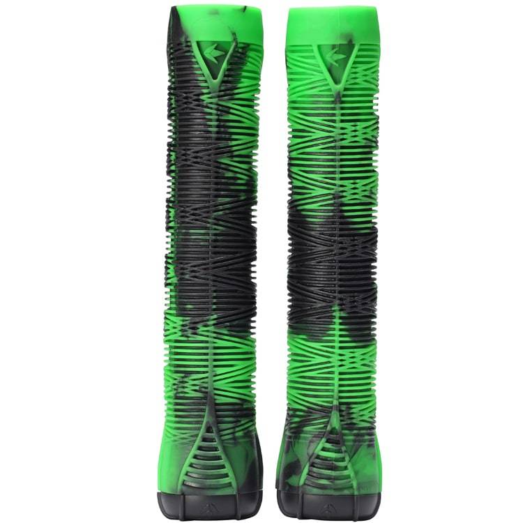 Manopole ODI V2 Lock On half waffle 2-4 tempi arancione fluo