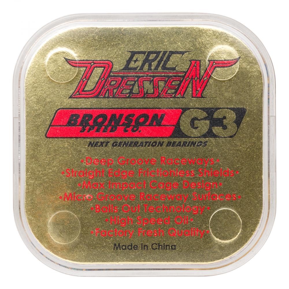 Bronson Speed Co. Eric Dressen Pro G3 Bearings, Gold Bearings Bronson