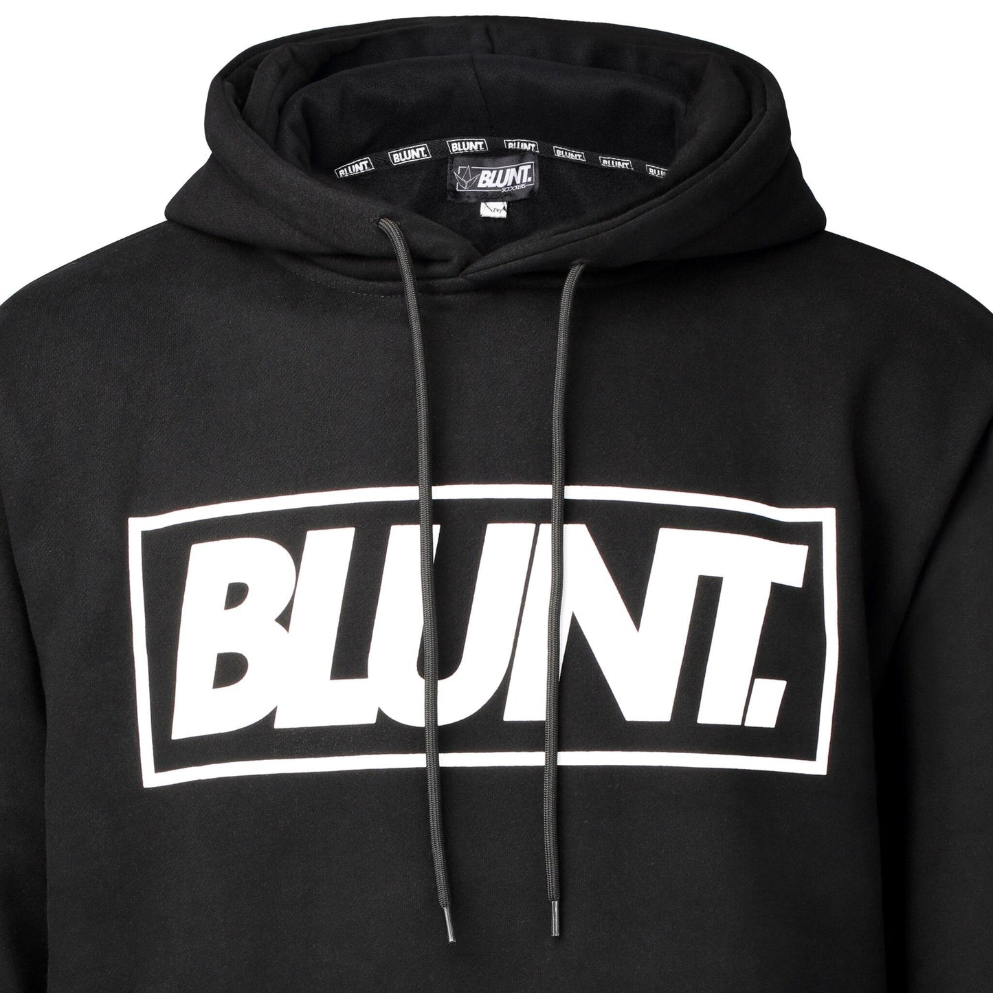 Blunt Box Logo Hoodie, Black Clothing Vital