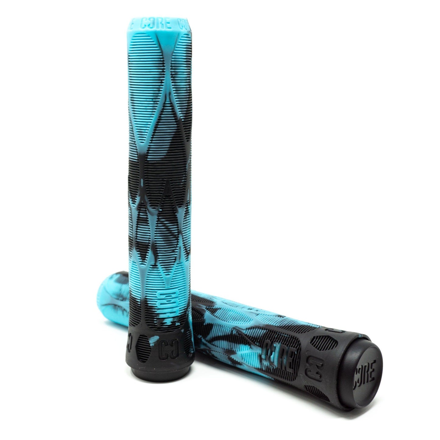 CORE Pro Handlebar Grips, Soft 170mm – Arctic (Blue/Black) Grips CORE