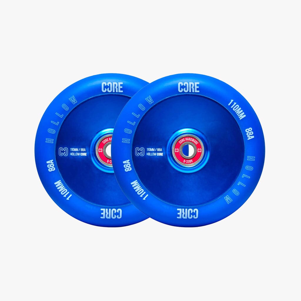 CORE Hollow Stunt Scooter Wheel V2 110mm - Blue Scooter Wheels CORE