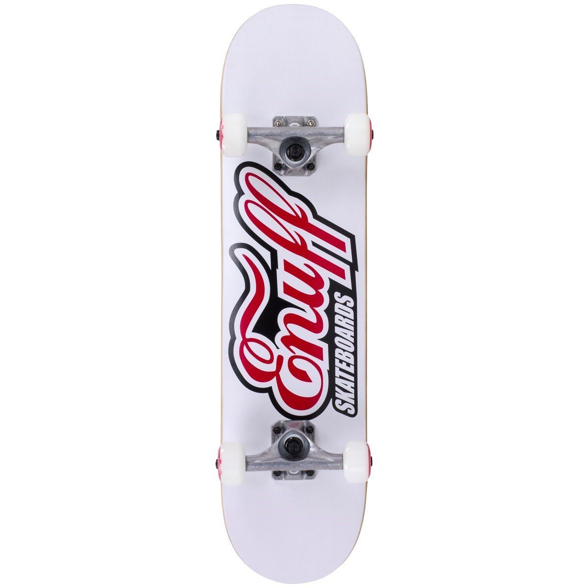 Enuff Classic Logo Complete Skateboard Complete Skateboards Enuff 7.75" x 31.5" White