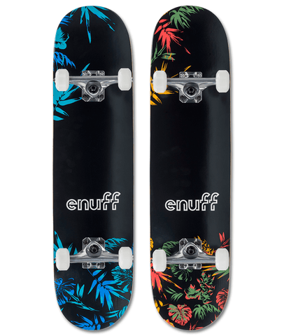 Enuff Floral Complete Skateboard, 7.75"