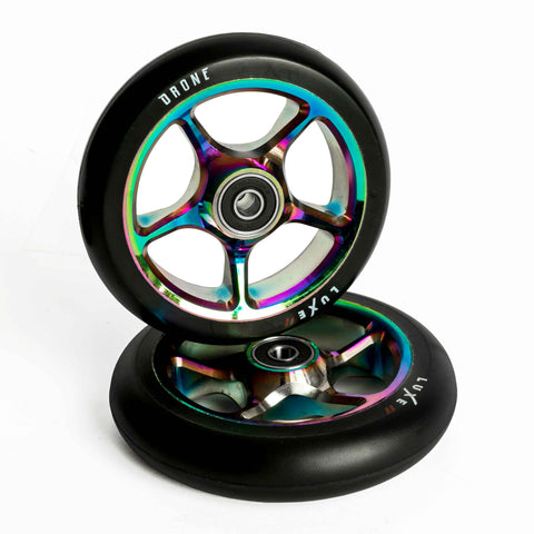 Drone Luxe 2 Stunt Scooter Wheels - 110mm, NeoChrome