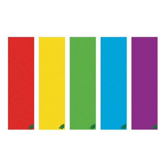 Mob 9" Coloured Graphic Skateboard Griptape Grip Tape MOB Red