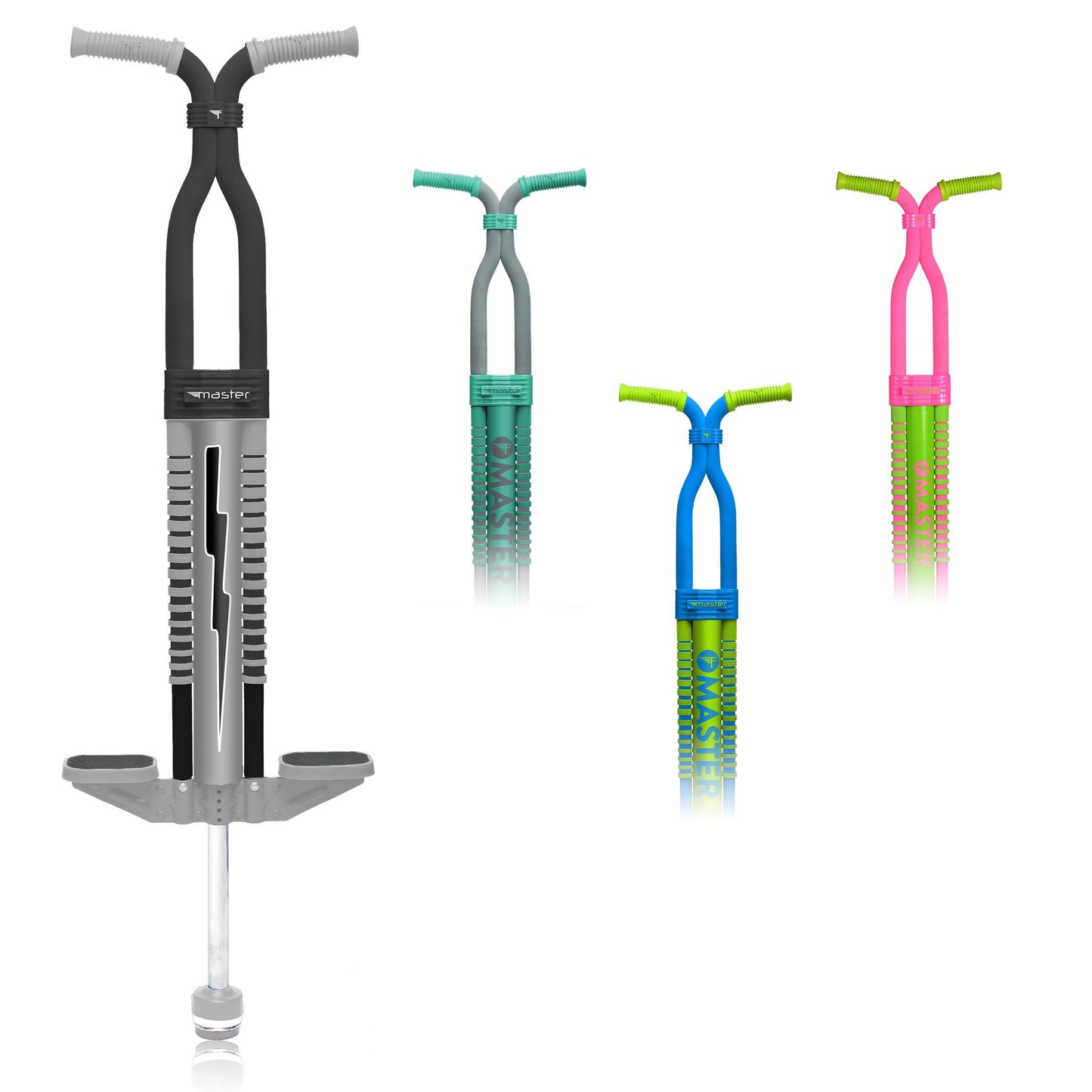 Master Foam Pogo Stick, 4 Colours! Toys Flybar Black