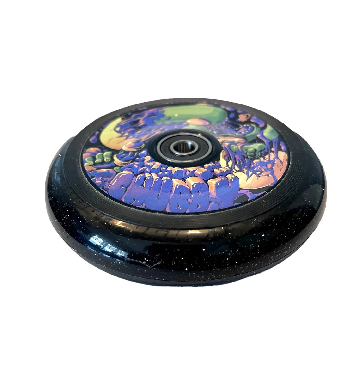 Chubby Baby Alien Purple Stunt Scooter Wheel 110mm, Black Scooter Wheels CHUBBY