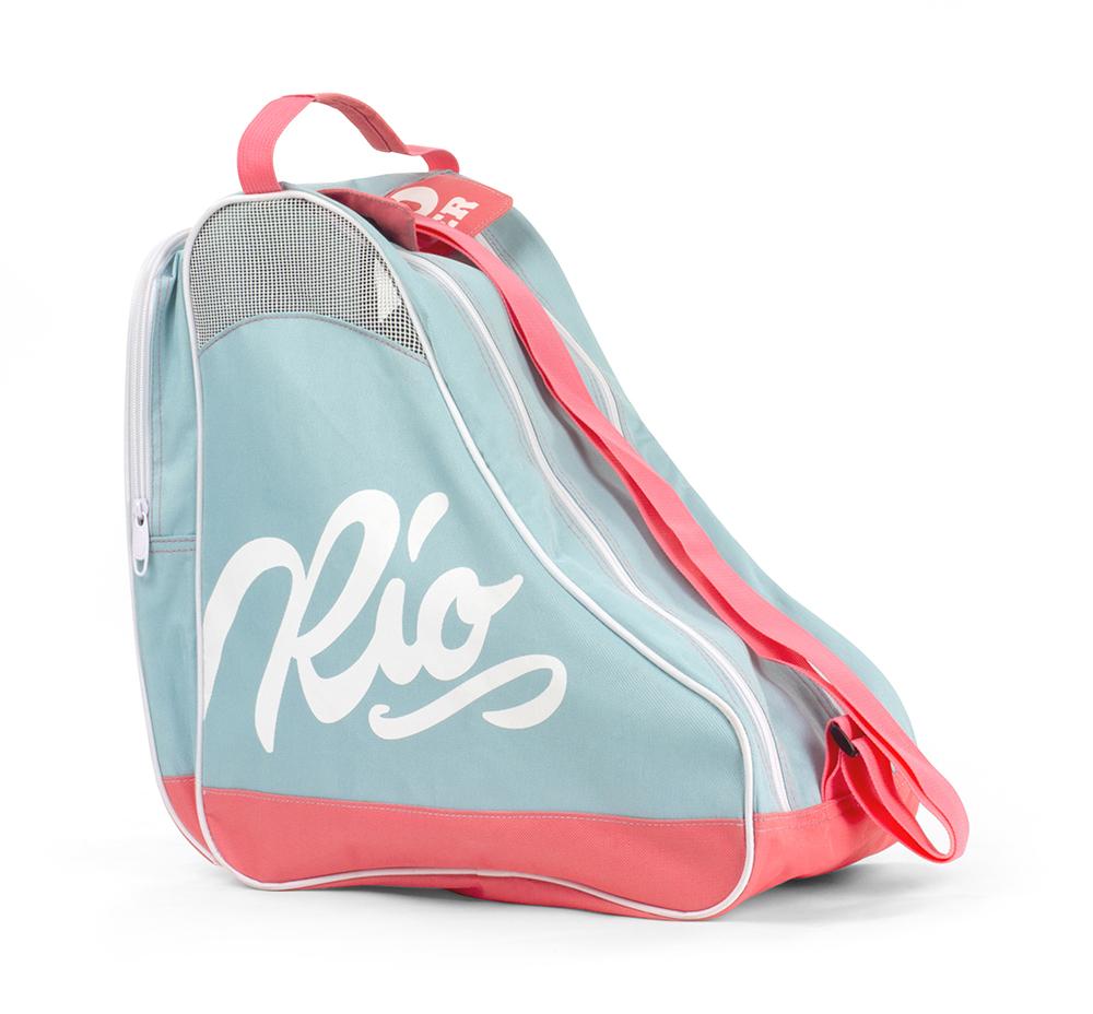 Rio Roller Script Quad Skate Boot Bag Rio Roller Teal/Coral