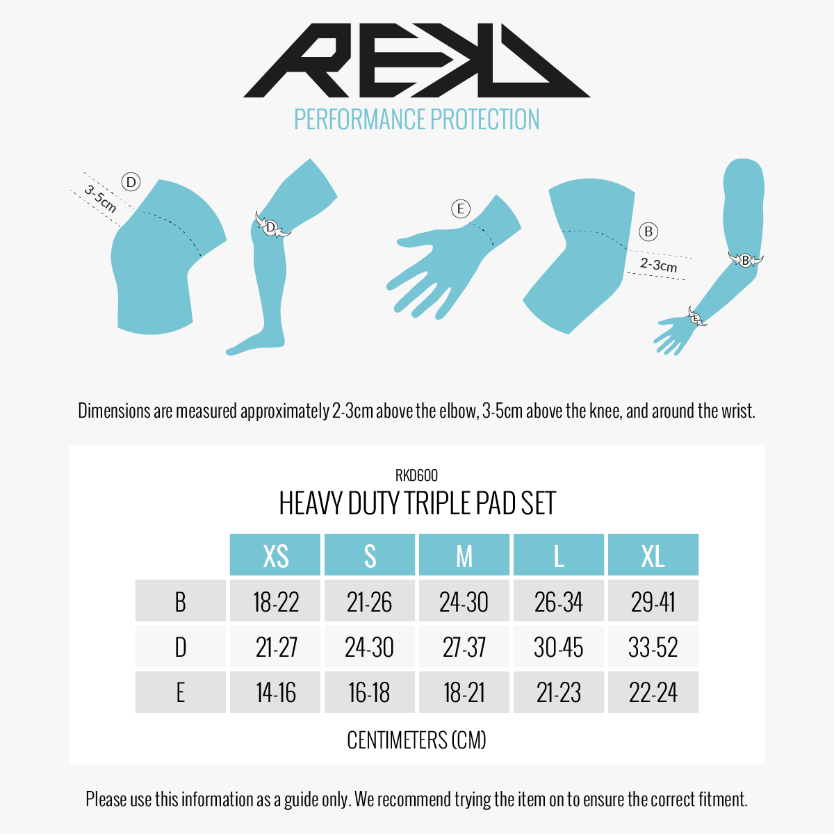 REKD Heavy Duty Triple Pad Set Pad Sets REKD