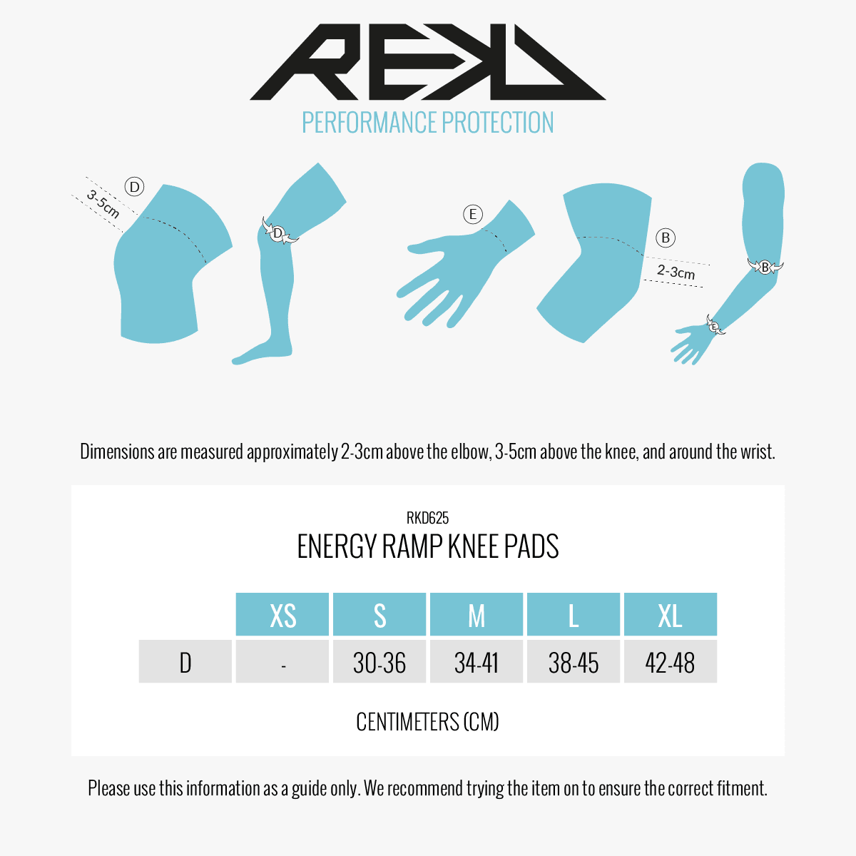 REKD Energy Ramp Knee Pads Protection REKD