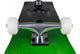 Rocket Complete Skateboard Double Dipped 7.5", Black/Green Complete Skateboards Rocket 