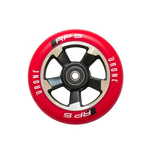 Drone RP5 Stunt Scooter Wheel - 110mm, Black, Red