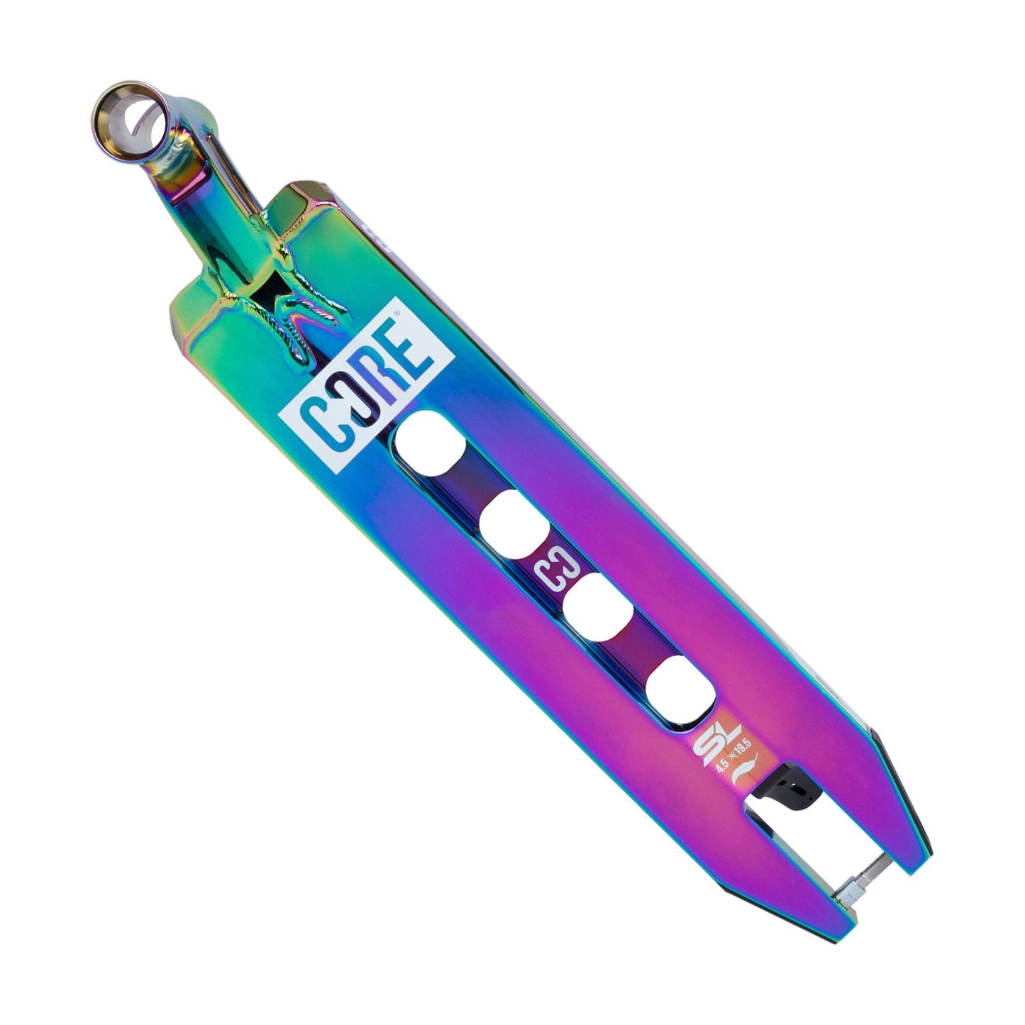 *NEW* CORE SL1 Scooter Deck 19.5 x 4.5 – NeoChrome *PRE ORDER* Scooter Decks CORE