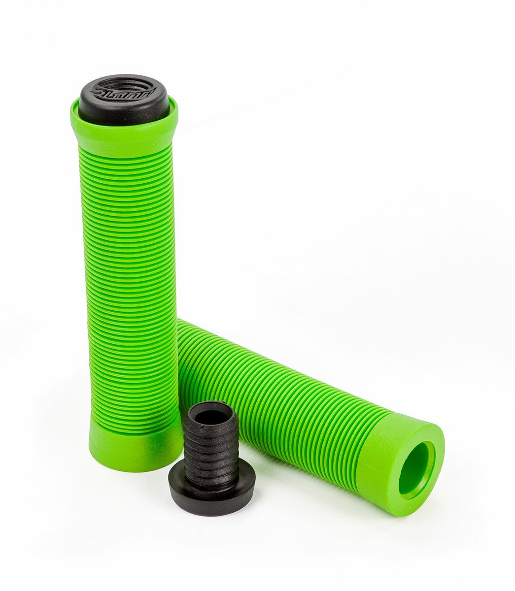 Slamm Pro Bar Grips scooter grips Slamm Scooters Green