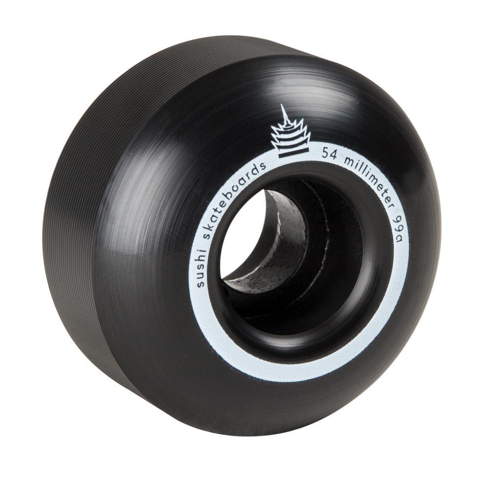 Sushi Pagoda Team V2 Skateboard Wheels, Black Skateboard Wheels Sushi 51mm