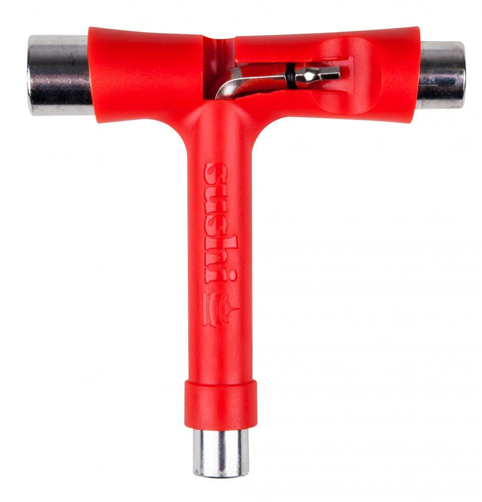 Sushi Skateboard 5 Way Skate Tool, Red Tools Sushi
