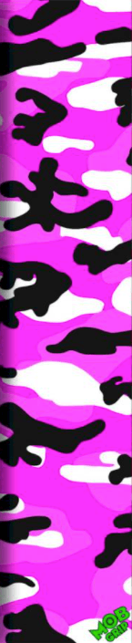 Mob 9" Graphic Camo Skateboard Griptape Grip Tape MOB Pink Camo