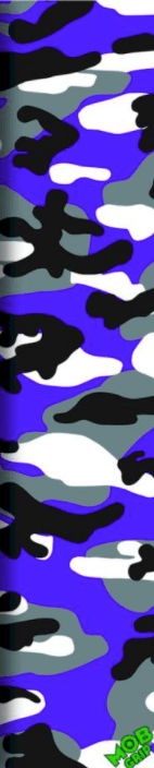 Mob 9" Graphic Camo Skateboard Griptape Grip Tape MOB Blue Camo