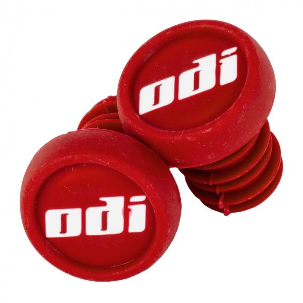ODI Push In Bar Ends (2pcs), Red BMX ODI